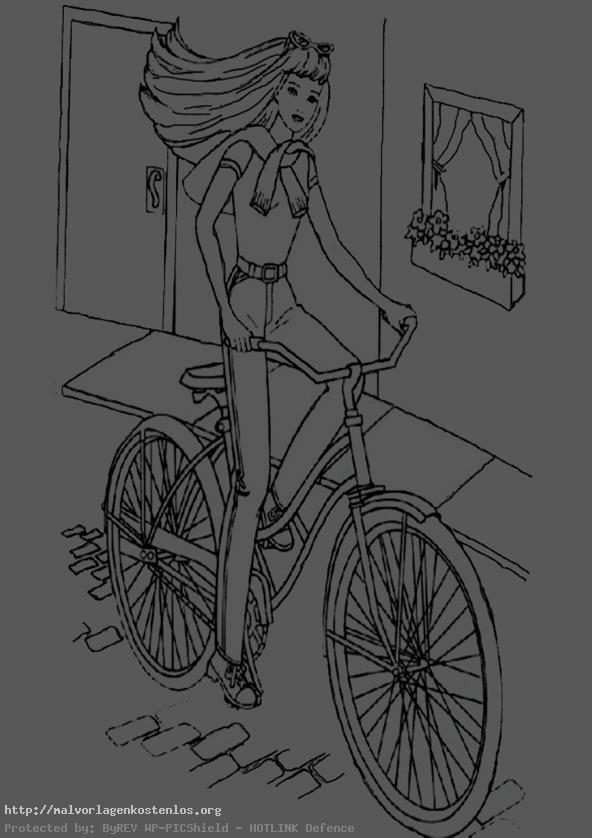 Barbie Fahrrad fahren