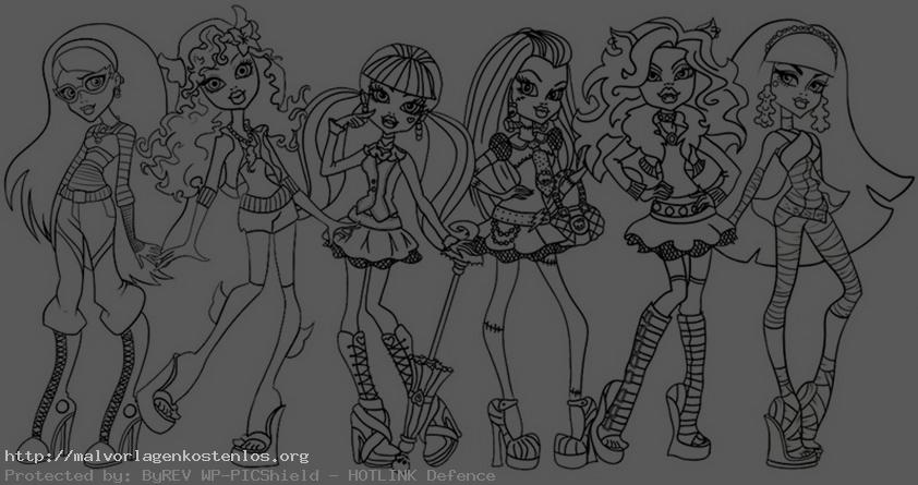 All die Mädchen aus Monster High