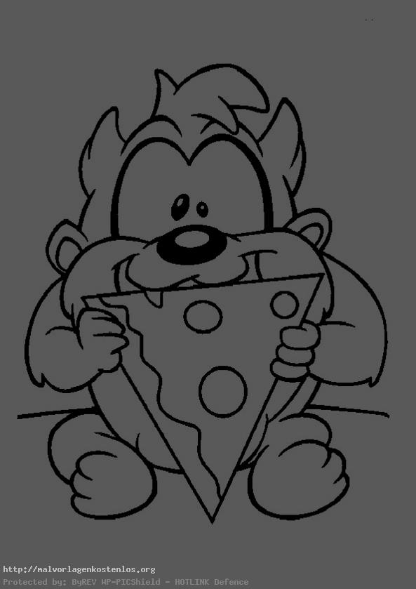 baby taz mit pizza
