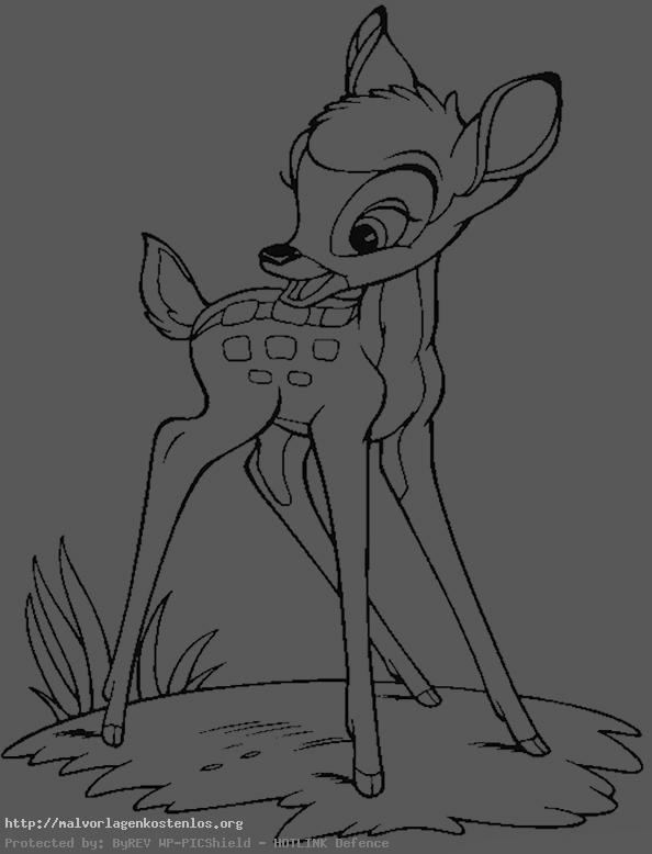bambi zum malen 1