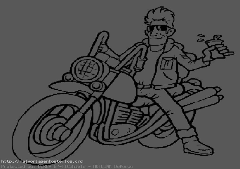 Zeichnung motorrad 1