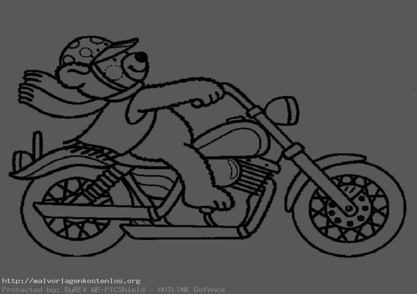 Zeichnen Motorrad 3
